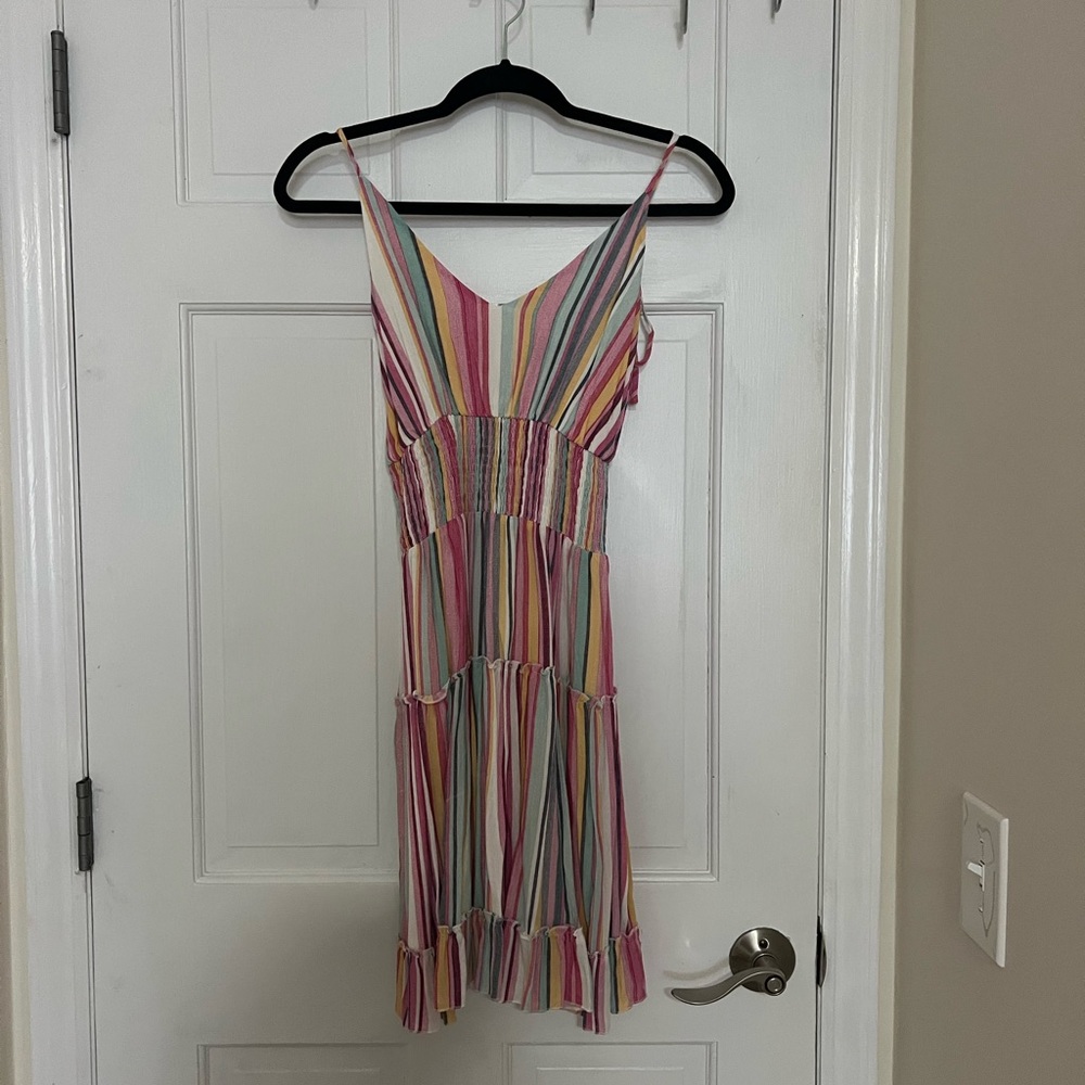 Multi colored mini dress